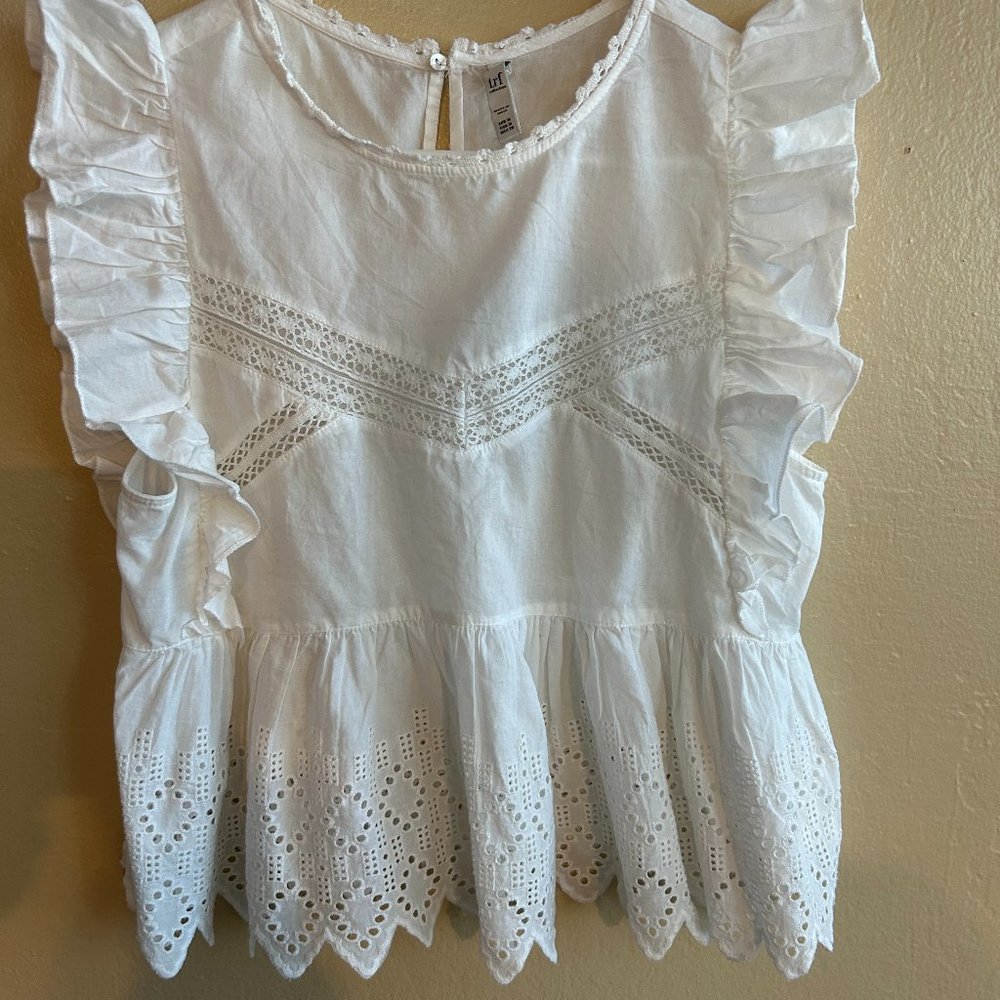 Zara TRF, medium, white top